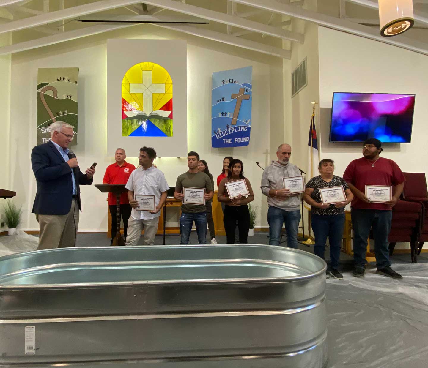 Featured image for “Baptizing six new disciples”